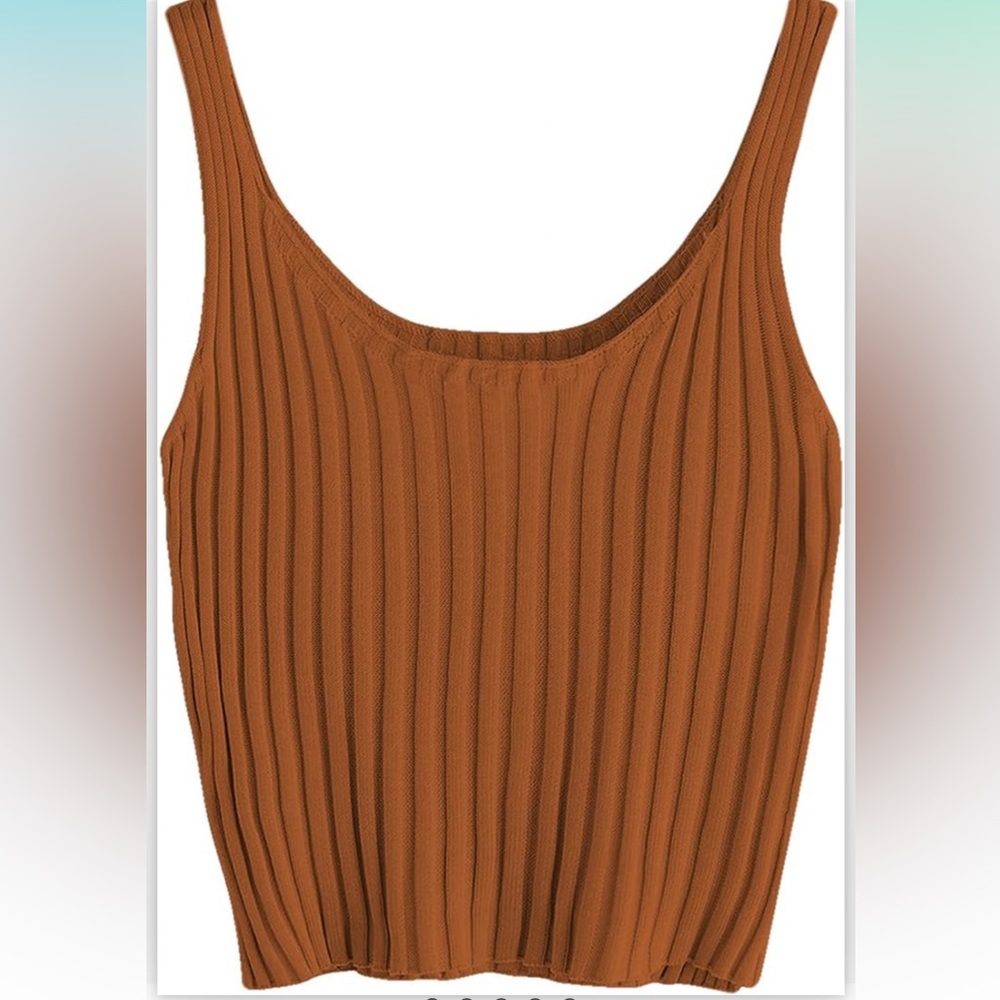 Orange Sweaty Rocks tank top